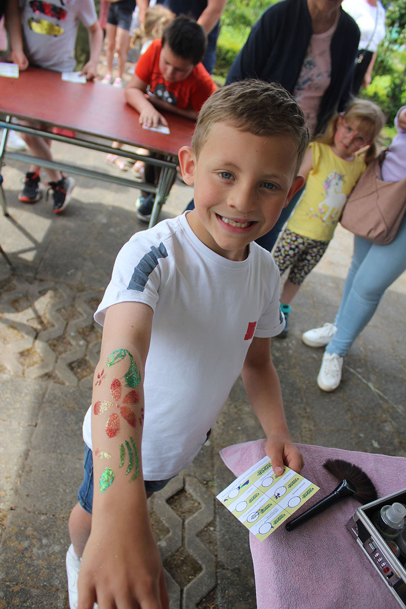glitter tattoos kip van troje