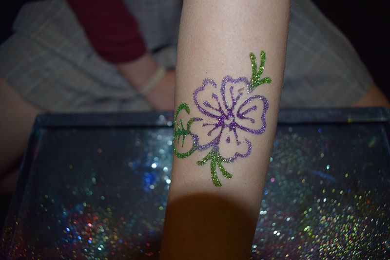 mooi glittertattoo